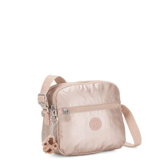 Kipling Keefe Metallic Crossbodytassen Goud | BE 1184PJ